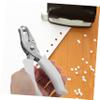 ULDIGI Chic Workmanship Paper Puncher Mini Hole Punch Office Tool White Single Hole Puncher Hand-held Punching Machine view 2