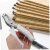 ULDIGI Chic Workmanship Paper Puncher Mini Hole Punch Office Tool White Single Hole Puncher Hand-held Punching Machine view 4