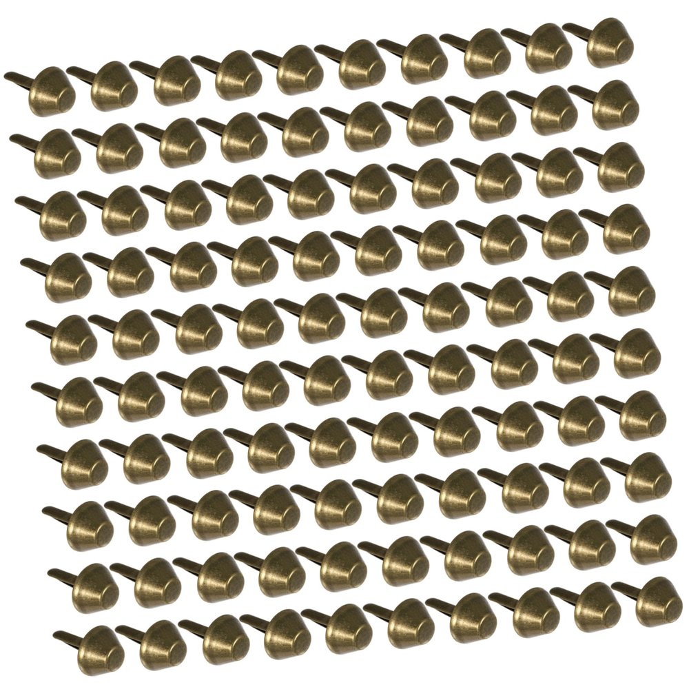 TEHAUX 200pcs Bag Bottom Rivets Spikes Purse Making Hardware Sewing Pins High Strength Tenacity Studs for DIY Projects