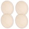 STOBOK 12pcs Wooden Crochet Bag Bottom with Holes Shaping Base for Knitting and Embroidery for Crafting Hand-Woven Bags view 1