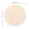 STOBOK 12pcs Wooden Crochet Bag Bottom with Holes Shaping Base for Knitting and Embroidery for Crafting Hand-Woven Bags view 4