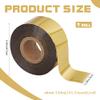 GORGECRAFT 120m*30mm Hot Stamping Foil Paper Gold Metallic Paper & Foil Heat Transfer Foil Paper Elegance Printer Craft Paper for Leather Bronzing Machine PU Heat Transfer Anodized Gilded view 2