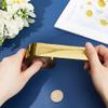 GORGECRAFT 120m*30mm Hot Stamping Foil Paper Gold Metallic Paper & Foil Heat Transfer Foil Paper Elegance Printer Craft Paper for Leather Bronzing Machine PU Heat Transfer Anodized Gilded view 3