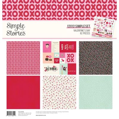 Simple Stories Collection Kit 12"X12"-Valentine's Day