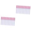 NUOBESTY 2sets Pp Material Sealed Cross Stitch Needle Tube Holder Large Needle Storage Tube Organizer for Beads Jewelry Crafts 10pcs*2 view 1