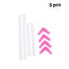 SHINEOFI 8pcs Portable Clamp Embroidery Frame PVC Handheld Cross Rack Random Colors Easy to Assemble Lightweight for Quilting and Painting Projects view 4