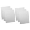 ULDIGI 6pcs Sublimation Blank Aluminum Photo Frames for Wall Art Creative Metal Poster Frame for DIY Photos Signs Large Brushed Silver view 1