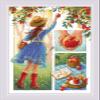 RIOLIS - Apple Day 2201, Cross Stitch Kits 8" x 11", Cross Stitch Kits for Beginners & Advanced, Crossstitching Kit Adult, Embroidery Counted Stitching Kit view 1