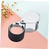 NUOBESTY Portable Led Illuminated Jewelry Magnifier with Metal Case Handheld Loupe for Diamond Testing Coins Gems and More Jewelers and Collectors view 2