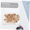 SHINEOFI 10sets Gold Lobster Clasp Jewelry Ends Metal DIY Necklace Buckles Cord End Fastener Clasps Metal Jewelry Clamps Jump Rings for DIY Crafting view 3