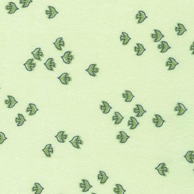 Robert Kaufman - Over The Moon Flannel - Birds - Pistachio