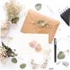 VILLCASE 10pcs DIY Seal Handles Rubber Stamps Wood Handle Professional Carving Material for Stamp view 2