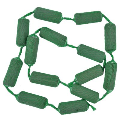 14pcs Floral Foam Garland, Floral Wet Foam Garland for Fresh Flowers Absorption Flower Holder Arch Door for Home Wedding Garden Holiday DIY Green Foam Mud Blocks