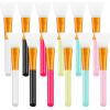 12Pieces Silicon Epoxy Brushes Set for Making Epoxy Glitter Tumblers,Reusable Flexible Epoxy Application Sticks for Spreading an Even Coat of Epoxy Resin on Tumblers and Cups,Spatula Mixed Media Brush view 1