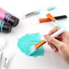 12Pieces Silicon Epoxy Brushes Set for Making Epoxy Glitter Tumblers,Reusable Flexible Epoxy Application Sticks for Spreading an Even Coat of Epoxy Resin on Tumblers and Cups,Spatula Mixed Media Brush view 3