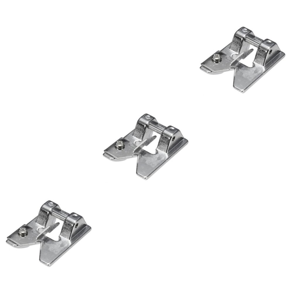 NUOBESTY 3pcs Narrow Rolled Presser Foot Fringe Foot 27mm x 21mm Compatible More