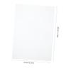 NUOBESTY 3pcs Transparent Anti-Slip Sketch Mat for Students Lightweight Writing Board for Home Office and School Use Smooth Surface for Easy Writing Thin view 2