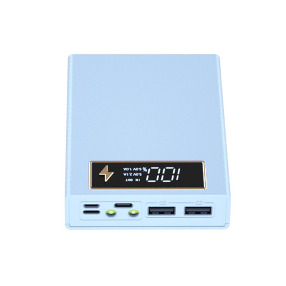 DGFJY DIY Case with 22.5W Quick 15W Charging 4x18650 Holder Box Digital Display Screen 18650 Storage Box