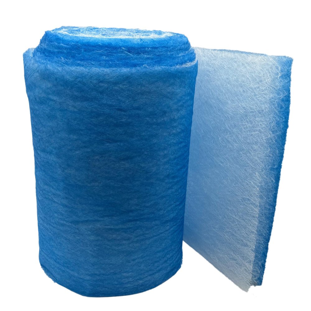 wioboy Paint Booth Exhaust Filter Roll (48" x 200ft), Spray Booth Filter, Fiberglass Paint Arrestor for Air Filter System(18 Gram)