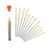NUOBESTY 2sets Large Eye Blunt Needles Stainless Steel Weaving Tools with Storage Bottle for Sewing and Knitting Convenient Threading for Craft Projects Bright Color Design view 3