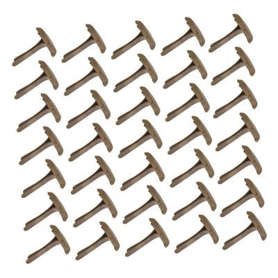 HOODANCOS 300pcs Square Double-Legged Studs Rivets for DIY Crafts Unique Foot Nail Fasteners for Clothing Accessories and Scrapbooking Projects