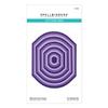 Spellbinders S5-613 Mirrored Arch Labels Etched Dies from The Mirrored Arch Collection view 1