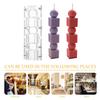 NUOBESTY Candle DIY Accessory 2 Piece Geometric Candle Molds Easy to Demold Perfect for Desktop Decor view 3