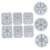 NUOBESTY 6pcs Silicone Snowflake Molds for DIY Craft Making Food-Grade Epoxy Resin Pendant Molds for Unique Snowflake Ornaments and Decorations view 1