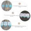 NUOBESTY 6pcs Silicone Snowflake Molds for DIY Craft Making Food-Grade Epoxy Resin Pendant Molds for Unique Snowflake Ornaments and Decorations view 3