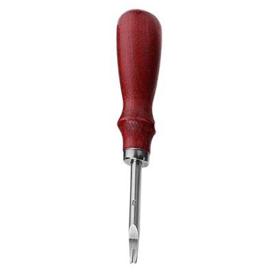 SHINEOFI DIY Leather Beveler Sturdy Wooden Handle Craft Tool for Professionals Amateurs
