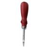 SHINEOFI DIY Leather Beveler Sturdy Wooden Handle Craft Tool for Professionals Amateurs view 1