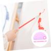 NUOBESTY 2sets Semicircle Plastic Paint Trays Mixing Board for Artists Students and Painters for Watercolor and Painting view 4