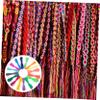 SHINEOFI 16pcs Colorful PVC Braided Knitting String Lacing Rope for Crafts Jewelry Making DIY Projects Soft Flexible Material for Unique Designs view 2