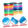 SHINEOFI 16pcs Colorful PVC Braided Knitting String Lacing Rope for Crafts Jewelry Making DIY Projects Soft Flexible Material for Unique Designs view 3