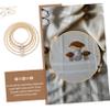 SHINEOFI 6pcs Embroidery Hoops for Cross and Sewing Craft Projects and Needlework view 2