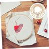 SHINEOFI 6pcs Embroidery Hoops for Cross and Sewing Craft Projects and Needlework view 4