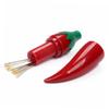 NUOBESTY 3pcs Chili Shaped Needle Storage Box Mini Tool Storage Bottle for Home Shop Container for Beads Needles Jewelry Medicines Easy to Carry view 1