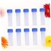 NUOBESTY 10pcs Plastic Storage Bottles Needles Organizer for Beads Translucent Lids Craft Supplies Diy Fishing view 3