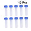 NUOBESTY 10pcs Plastic Storage Bottles Needles Organizer for Beads Translucent Lids Craft Supplies Diy Fishing view 4