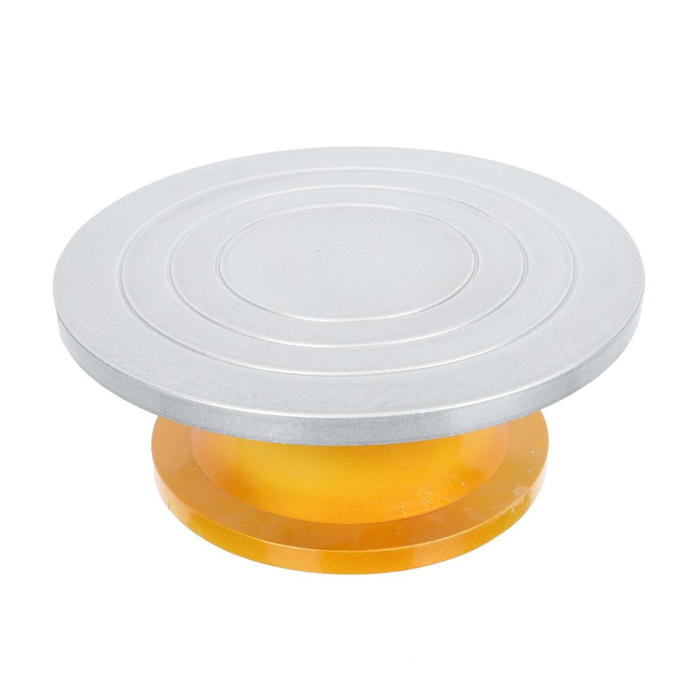 SHINEOFI 360degree Clay Sculpture Turntable Manual Pottery Carving Rotating Plate Handcrafted Tool for Art Material Easy to Store and Use for Students and Hobbyists