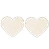 NUOBESTY 2pcs Basket Base Pre-drilled for Crocheting for DIY Craft Projects Weaving Bag Bottom view 1