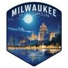 Milwaukee Wisconsin Design B Souvenir Vinyl Decal Sticker 3-Inch view 1