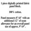 Fabric Panel 8"x8" Hummingbird 100% Cotton Quilt Block Square AM1505 view 2