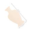 NUOBESTY 10pcs DIY Handicrafts Wood Vase Cutouts Unfinished Wooden Slices Decorative Craft Wood for Boys and Girls view 2