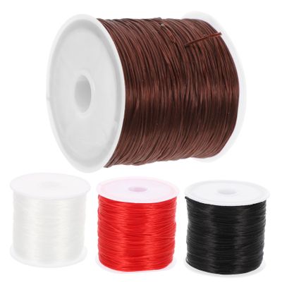 Hohopeti 4rolls Elastic String for Jewelry Making of Buddha Beads Elastic Cord Stretchy Bracelet Making Supplies
