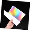NUOBESTY 50pcs Holographic for Scrapbooking and Crafts Single-sided for Boys and Girls and Adults Lightweight and Tear-resistant Crafting view 2