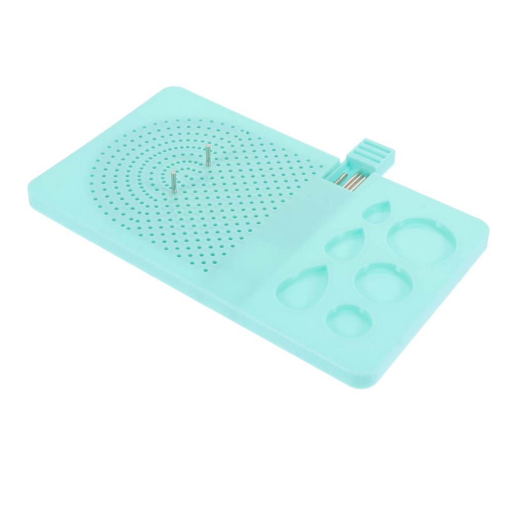 LALAFINA Quilling Board with Pins and Paper Winder Tool for DIY Crafts Lightweight Portable Use Paper Crafting Tool for Flower Pots Dolls and Animal Models
