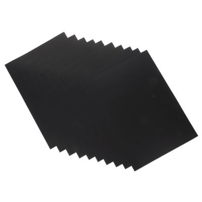 NUOBESTY 100sheets Thick Black Cardstock for Drawing Scrapbooking and Art Projects Heavyweight Paper for Markers and Pencils for DIY Crafts and School Supplies