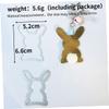 STOBOK 2set Easter Cutting Die Carbon Steel Craft Template for Scrapbooking Greeting Cards Projects Etching Mould Creative Bunny Design for Boys and Girls and Adults view 2