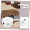 NUOBESTY Elastic Beading Thread for Jewelry Making Durable Elastic Cord for DIY Bracelets and Necklaces White Flat Amour for Crafting and Handmade Projects view 3